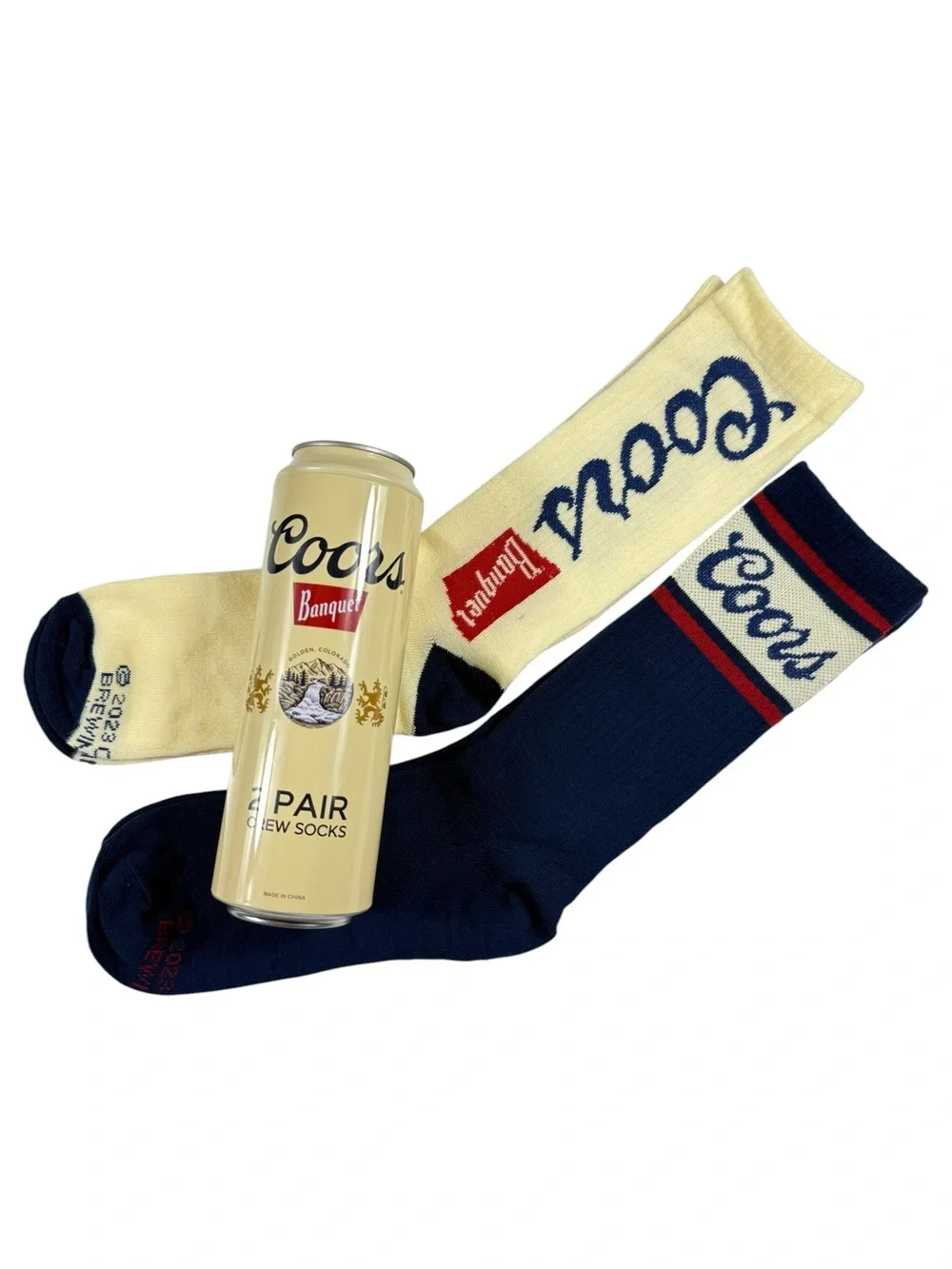 Coors Crew Socks in a Can, NEW